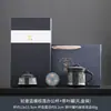Juego de Té de Cerámica para Personas Mayores Ciudad Prohibida Wenchuang Juego de Té Traje Taza de Té de Oficina Día del Padre Cumpleaños Ceremonia de Acompañamiento