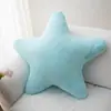 Ins Almohada de peluche estrella nórdica lindo juguete de peluche cojín de sofá cama para dormir tela de corazón juvenil muñeca regalo