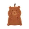 Toalla de Mano Capibara Hecha a Medida Transfronteriza, Tipo Colgante para Cocina, Engrosada, Sin Pelusa, Toalla de Mano Absorbente, Toalla Pequeña