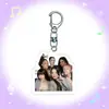 Adorno Colgante Colgante Acrílico Llavero KATSEYE Accesorios Encanto Estrella para Bolsa DIY Colgante con Anilla D Regalo