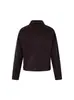 Top Corto Mezclado Simple de Gama Alta Americana Versión Boxy Chaqueta Básica Otoño e Invierno Chaqueta Nueva Marca de Moda
