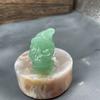 Hombre de Navidad de cristal 3cm piedra natural Papá Noel piedra semipreciosa talla regalo pequeño exquisito