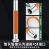 Extensor anti-respingo para torneira de cozinha doméstica com mangueira flexível e interface universal de quatro pontos