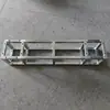 Suporte à Prova de Vento para Exterior Estrutura Treliça de Tubo Quadrado de Metal Aço Fábrica Pintura em Spray Tecido Estrutura de Fundo Andaime de Construção Fábrica