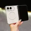 Aplicável para Capa de Celular iPhone Duo Magnética Apple 18 Eixo Duplo Alta Transparência Eixo Dobrável Proteção Capa Protetora de PC Ultrafina