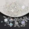 Paquete de Materiales DIY Flor de la Suerte Pulsera Cadena para Teléfono Móvil Pinza para el Cabello Pulsera Cadena para Teléfono Móvil Hecho a Mano Vidrio de Cristal Cuentas Sueltas Cuentas