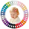 Joyería infantil europea y americana de Amazon 20 colores hecho a mano lindo lazo bolsa de correas horquilla horquilla 795