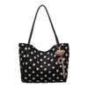Bolso Grande de Lunares de Moda para Mujer 2026 Nuevo Bolso de Hombro Casual para el Trabajo Estilo Perezoso Bolso Tote Relajado
