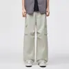 Ropa para Hombre Fengshe / Nueva Colección Primavera y Otoño 2026 Estilo High Street Americano Pantalones Casuales Rectos Sueltos de Pierna Ancha para Hombre Modernos y Versátiles