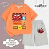 Conjunto Popular de Ropa Infantil con Tema de Coches para Niños, Verano Algodón Transpirable Manga Corta Pantalones Cortos, Se Puede Combinar como Conjunto de Dos Piezas