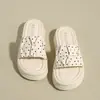 Zapatillas de Media Caña Cortas para Mujer para Usar en Capas, Estilo Popular para Uso en Exteriores, Nuevo Modelo de Verano 2026, Adecuadas para Combinar con Vestidos, Zapatillas para Mujeres Embarazadas, Antideslizantes para Uso en Exteriores