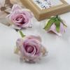 Pintura al óleo rosa simulación boda flor falsa pared DIY hecho a mano material decorativo flores accesorios horquilla flor hacer material