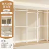 Arara de Roupas de Chão ao Teto de Primeira Linha Quarto Closet Walk-in Suporte de Chão Armário de Armazenamento Telescópico Entrada Haste Simples para Pendurar Roupas Cobertura contra Poeira