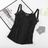 Cross-border Body Shaping Lace Pós-parto Peito-segurando Abdominal Body-fitting Underwear Feminino Fino Tamanho Grande Barriga-espartilho com Fivela Six-breasted