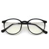 Nuevas gafas de espejo plano TR90 con montura de luz azul antideslumbrante, estilo retro, venta al por mayor 82431