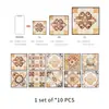 Pegatinas de Pared Autoadhesivas de PVC Transfronterizas para Baño del Hogar, Pegatinas Impermeables y a Prueba de Aceite, Pegatinas Decorativas de Azulejo para Sala de Estar y Habitación de Niños