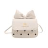 Mini primavera 2025 este año popular lazo lindo bolso cuadrado pequeño diseño padre-hijo bolso de mensajero para niña