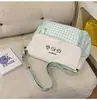 Nueva Bolsa de Tutoría a Cuadros de Gatito Fresca, Dulce y Linda de Aspecto Elevado para Estudiantes de Secundaria, Bolso Cruzado Ligero para Viajes