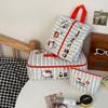 Bolsa de Viagem com Gato Listrado Estilo Japonês Organizador Portátil para Mala Bolsa de Armazenamento Bolsa para Embalar Roupas de Viagem de Negócios