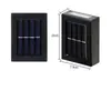 Luz de pared solar para decoración exterior, jardín, patio, uso doméstico, impermeable, iluminación hacia arriba y hacia abajo, luz de pared, fabricante de luz lavaluz de pared para exteriores