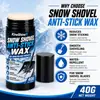Pala de Nieve KineShineX Cera Antiadherente 40G Barra de Cera Lubricante Sólida Herramienta de Limpieza de Nieve Húmeda de Invierno