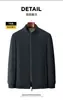 Nueva Chaqueta Casual de Negocios para Hombre Otoño 2026 para Padres de Mediana Edad y Mayores, Top Moderno con Cuello Alto