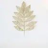 Folhas de Natal, Folha de Ouro, Folhas Persas, Acessórios de Flores de Natal, Folhas de Oliveira, Flores Plásticas, Flores de Natal, Galhos de Natal