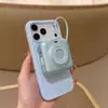 Soporte giratorio de 360 grados adecuado para funda de teléfono 18 Pro Max, funda protectora magnética de silicona líquida ondulada Apple 17