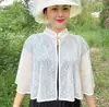 Novo Estilo de Verão Cheongsam com Recortes e Xale para Mulheres, Saia Fashion e Versátil, Saia de Alça, Capa com Gola Alta para Proteção Solar para Usar por Cima