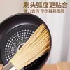 Escova de panela de bambu antiquada cozinha escova especial escova de panela artefato pote de lavagem escova de bambu vassoura bucha escova natural comercial