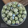 Accesorios para Joyería DIY Cuentas Pequeñas de Cerámica Retro Calabaza Pulsera Accesorios para Ropa Cuentas Sueltas Materiales para Manualidades con Cuentas Tejido a Mano