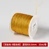 Corda Trançada de Fio Dourado Macio 3/6/9/12 Fios Bordar Nº 72 Fio Jade Fio Dourado Artesanal DIY Corda de Mão Enrolada em Volta do Anel
