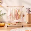 Perchero Móvil de Pie para Niños, Colgador de Tablero Oceánico para Apartamentos Pequeños, Perchero Simple para el Hogar, Estante de Exhibición para Tienda de Ropa Infantil