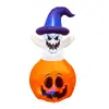 Decoraciones Inflables para Exteriores de Halloween de Venta Caliente, Huesos Inflables Brillantes de Parca, Accesorios para Jardín para Uso en Exteriores