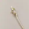 Accesorios Hanfu Antiguos DIY Borla Caminar Nueva Aleación Oro Espiral Varita Mágica Palillo para el Cabello 0283