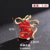 Broche de Aleación Ecológico de Dibujos Animados Navideños Campana de Viento Navideña Linda Transfronteriza Pin Accesorios de Ropa Mini Modernos