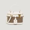 Bolso de Mujer 2024 Verano Nuevo Diseño Niche de Moda Lona Vintage Bolso Caja de Alta Gama de Hombro Cruzado de Mano