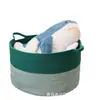 Cesta Tejida de Cuerda de Algodón Xinyide Cesta para Maceta Tejida de Paja Cesta de Almacenamiento Redonda Tejida Decoración del Hogar Cesto para Ropa Sucia Cesto para Ropa Sucia