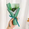 Mini Ramos de Flores para el Día de San Valentín Chino, Cajas de Regalo de Flores de Jabón de Rosa para la Temporada de Graduación y Regalos de Acompañamiento para Bodas al por Mayor