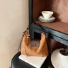 Mochila Multifuncional Feminina Vintage de Grande Capacidade 2026 Nova Bolsa de Ombro Único Outono/Inverno Bolsa Tote de Camurça para o Dia a Dia