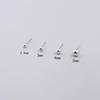 Doudou ear studs contas de prata dos homens bola ear stud orelha stick orelha piercing osso da orelha brincos pequenos elegante dos homens orelha simples