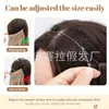Mecha de Extensão de Cabelo em U Transfronteiriça para Mulheres, Extensão de Cabelo de Uma Peça com Fio de Pesca Grande, Mecha de Extensão de Cabelo Longo Liso Natural Invisível com Presilha