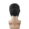 Peluca Cos Hippie Punk Retro de Elvis Presley de los 80 Cabello Rizado Rock Hip-Hop Europeo y Americano para Personas Mayores Disco