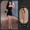 Lencería Sexy Lemon Story, Ropa de Dormir Sin Quitarse, Tentación Transparente, Falda de Seda de Hielo, Body, Uniforme Escolar, Falda Ajustada