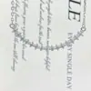 Collar con Cara Sonriente de Plata de Ley S925 Transfronterizo, Diseño Simple y Personalizado, Estilo de Moda, Gama Alta, Lujo Ligero, Regalo Femenino