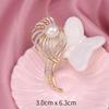 Broche de arco estilo japonês moda corpete criativo pino pérola strass personalidade nicho pino acessórios requintados