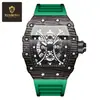 Reloj Binbond para Hombre con Forma de Barril, Reloj de Cuarzo Deportivo de Moda, Artículo Popular Transfronterizo para Transmisión en Vivo, Dropshipping Disponible