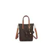 Bolso Pequeño de Moda de Alta Gama para Mujer 2025 Nuevo Bolso Retro Estampado para Teléfono Móvil Bolso de Hombro de Lujo Accesible Bolso Cruzado