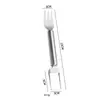 Herramienta para Cortar Sandía de Verano: Utensilio de cocina de doble propósito para uso doméstico, tenedor para sandía y cortador de frutas