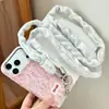 Cordón de teléfono de alta gama, cadena para teléfono, correa cruzada, cordón trenzado colorido personalizable para teléfono, correa cruzada